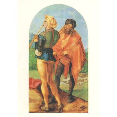 Albrecht Dürer. Der Pfeifer und der Trommler, ca. 1500