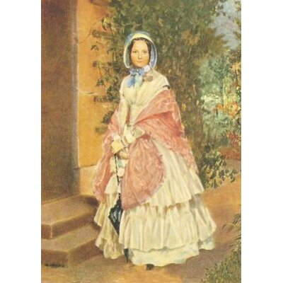 Adolph Menzel. Frau Clara Schmidt von Knobelsdorff, 1848
