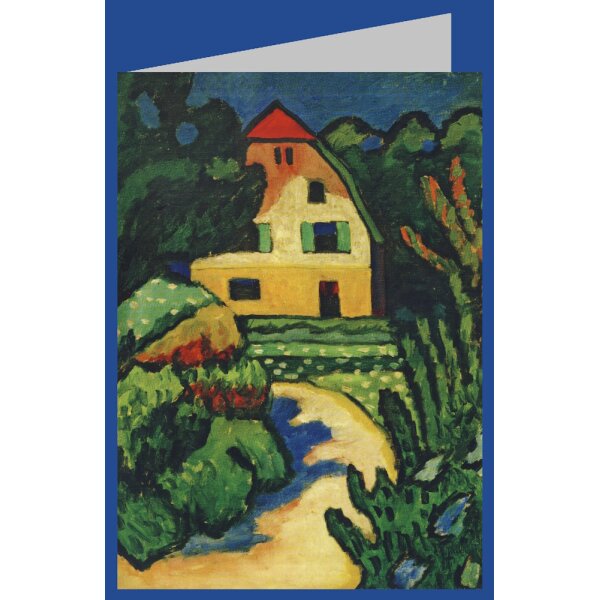 Gabriele Münter. Das rote Haus, 1909