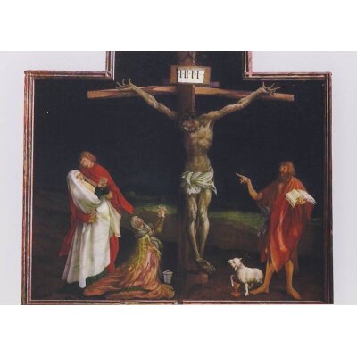 Matthias Grünewald. Kreuzigung Christi, Isenheimer Altar