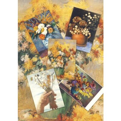 Set "Herbstblumen" mit 5 verschiedene Karten