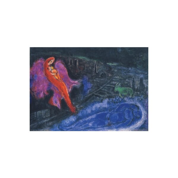 Marc Chagall. Die Seine-Brücken, Detail, 1954. KK