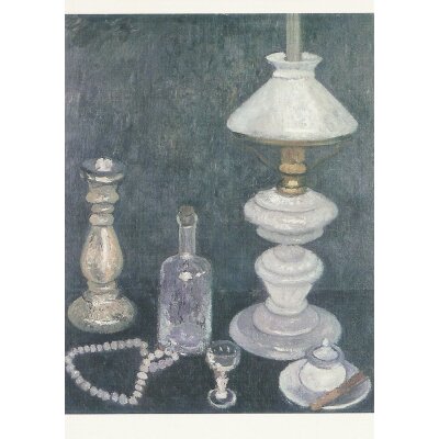 Modersohn-Becker. Stillleben mit weißer Lampe, 1906