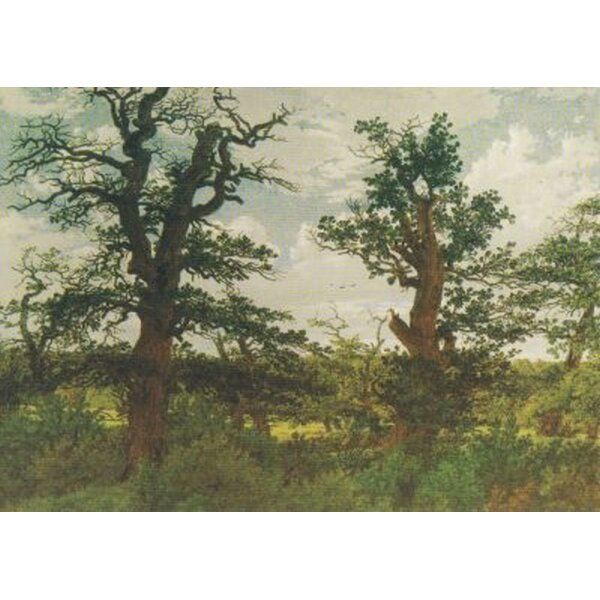 Caspar David Friedrich. Landschaft mit Eichen und Jäger