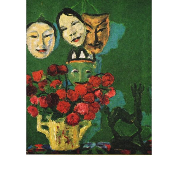 Emil Nolde. Masken und Georginnen, 1919