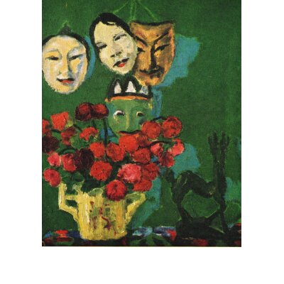 Emil Nolde. Masken und Georginnen, 1919