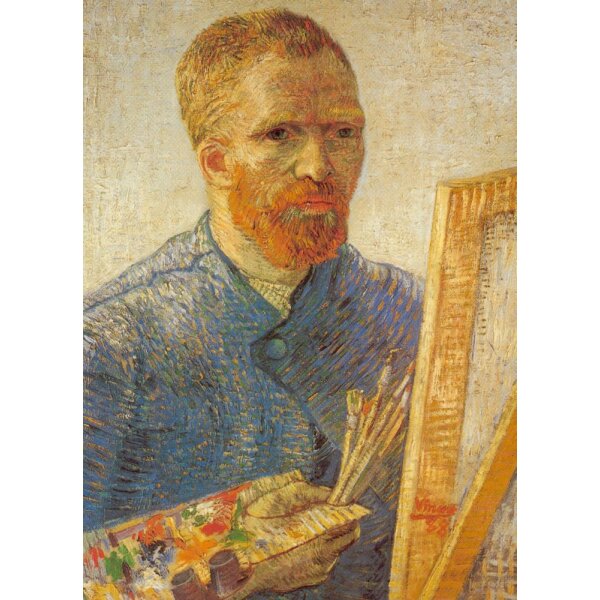 Vincent van Gogh. Selbstbildnis vor der Staffelei