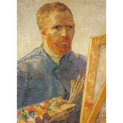 Vincent van Gogh. Selbstbildnis vor der Staffelei