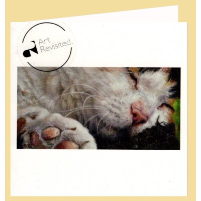 Adriana van Zoest. Schlafende Katze