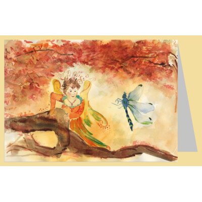 Karin Greisner. Elfe mit Libelle