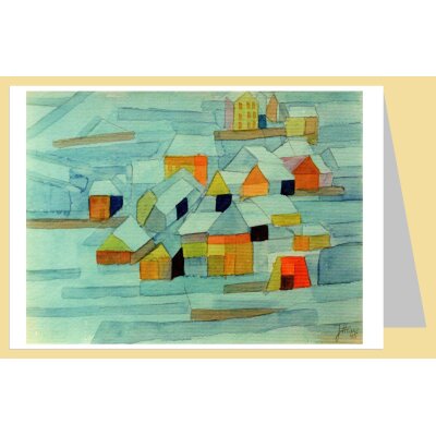 Johannes Itten. Dorf im Winter, 1965