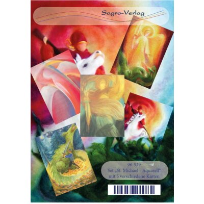 Set "St. Michael - Aquarell" mit 5 verschiedene...