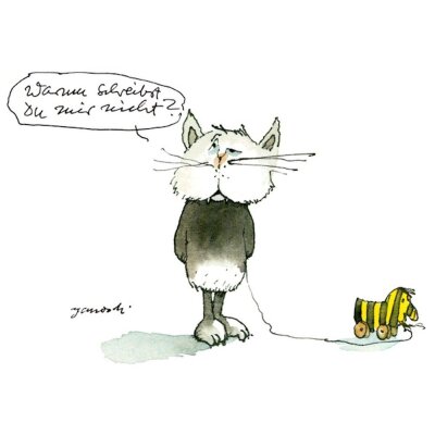 Janosch. Warum schreibst du mir nicht?