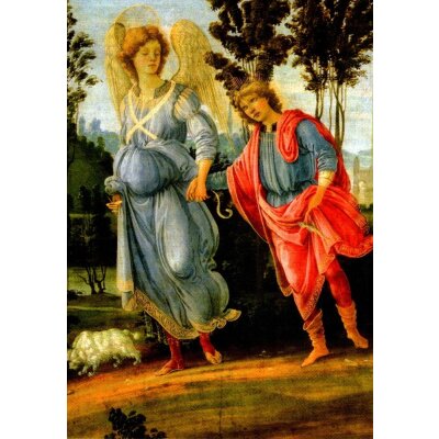 Filippino Lippi. Tobias mit dem Engel