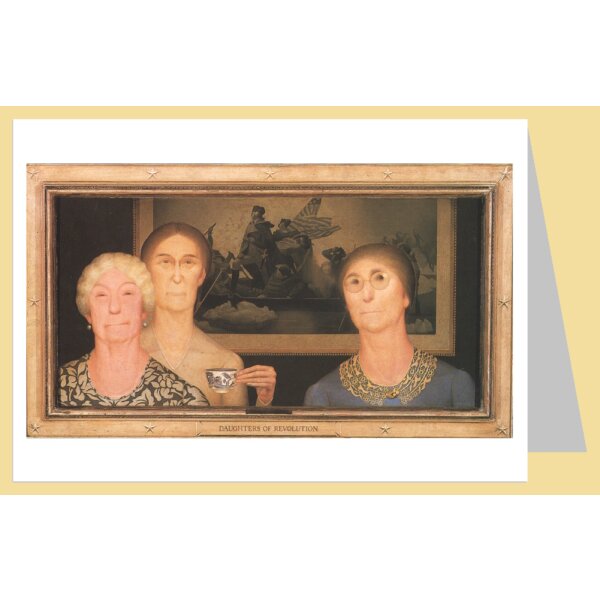 Grant Wood. Töchter der Revolution, 1932