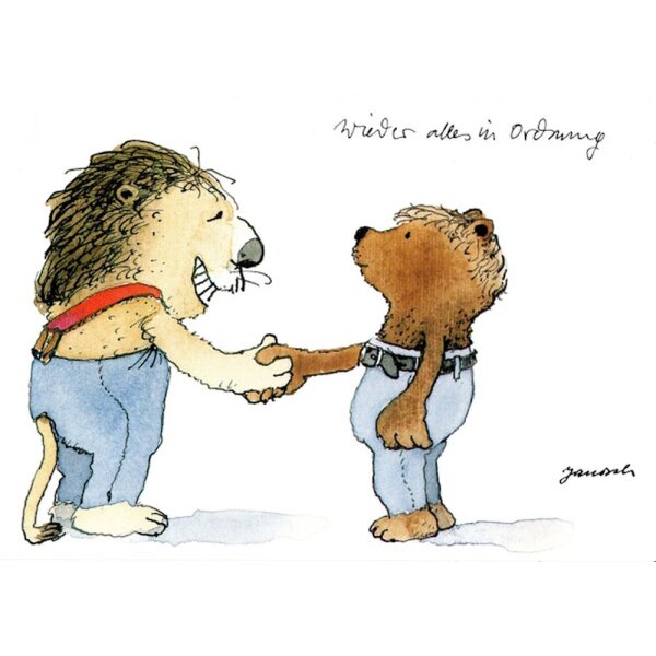 Janosch. Wieder alles in Ordnung
