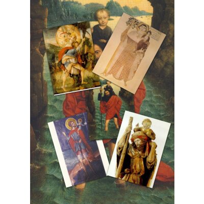 Set "St. Christophorus" mit 5 verschiedene Karten