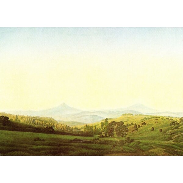 Caspar David Friedrich. Böhmische Landschaft