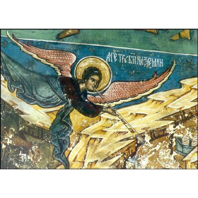 Byzantinisch. Engel. Rumänisch