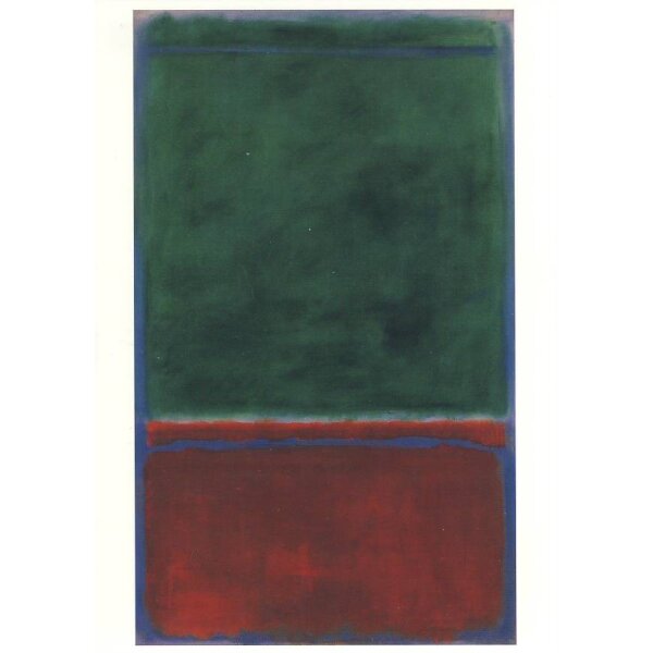 Rothko, Mark. Grün und Kastanienbraun