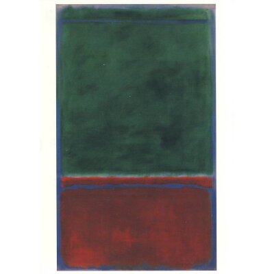Rothko, Mark. Grün und Kastanienbraun