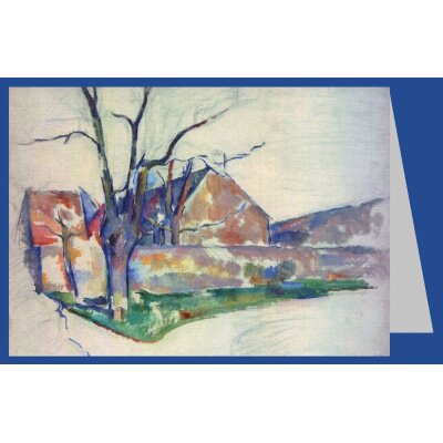 Paul Cézanne. Winterlandschaft, 1885