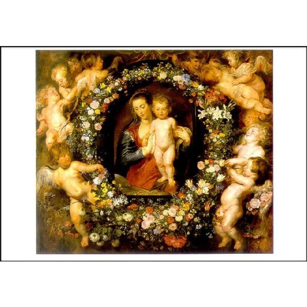 Peter-Paul Rubens. Die Madonna im Blumenkranz, 1616/17