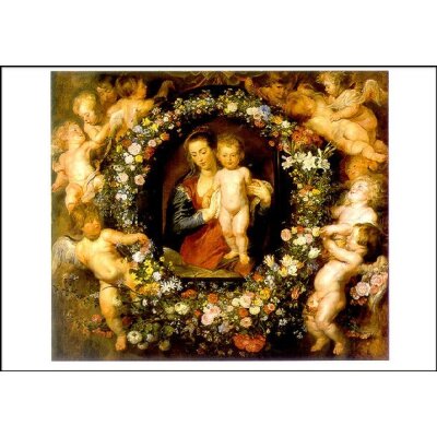 Peter-Paul Rubens. Die Madonna im Blumenkranz, 1616/17