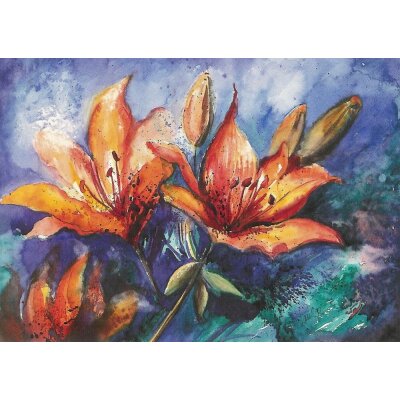 Wolfram Paul. Feuerlilien, 1997