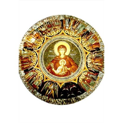 Byzantinisch. Muttergottes mit Kind. Rumänisch