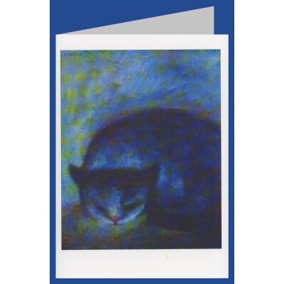 Helmut Vetter. Ruhende Katze