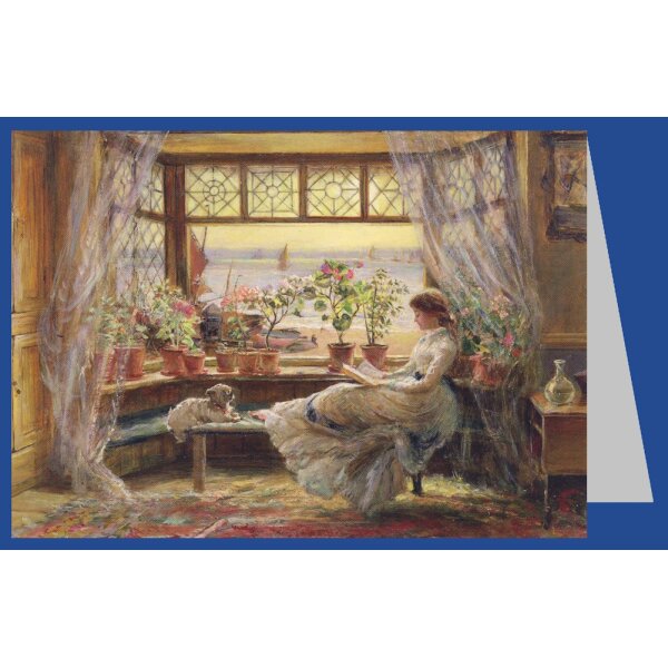 Lewis, Charles Jemes. Lesende am Fenster