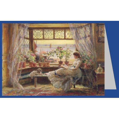 Lewis, Charles Jemes. Lesende am Fenster
