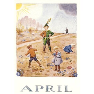 Elsa Beskow. April