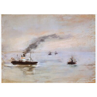 Max Liebermann. Regenstimmung an der Elbe, 1903