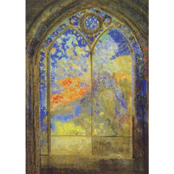 Odilon Redon. Das Kirchenfenster/Der geheime Garten, 1905