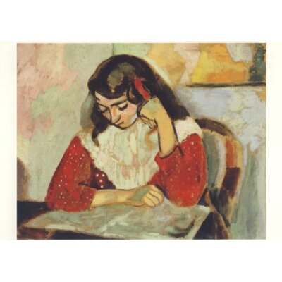 Henri Matisse. Marguerite, lesend, 1906
