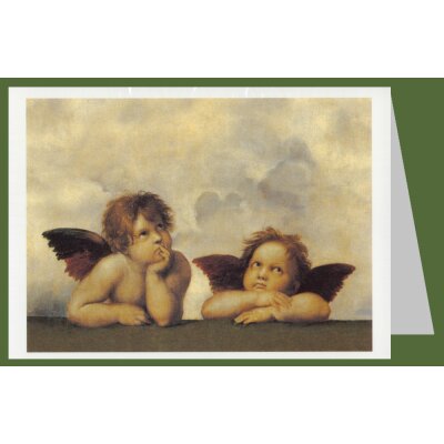 Raffael. Zwei Engel aus Sixtinischer Madonna, 1512/13. DK