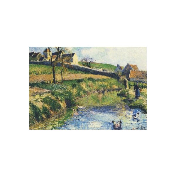 Camille Pissarro. Die Farm bei Osny, 1883