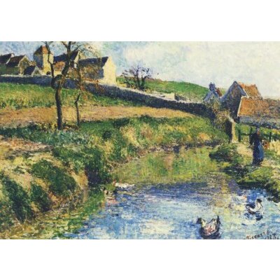 Camille Pissarro. Die Farm bei Osny, 1883
