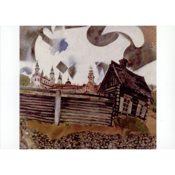 Marc Chagall. Das graue Haus, 1917