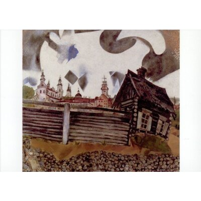 Marc Chagall. Das graue Haus, 1917