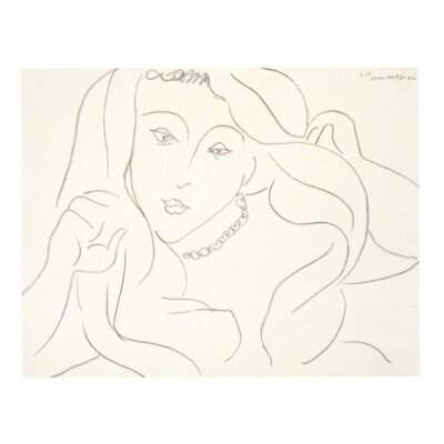 Henri Matisse. Junge Frau mit Schleier, 1942