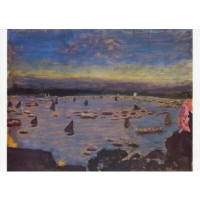 Pierre Bonnard. Lampionkorso auf der Aussenalster, 1913. KK