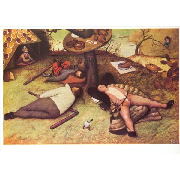 Brueghel d.Ae., P. Das Schlaraffenland, 1567