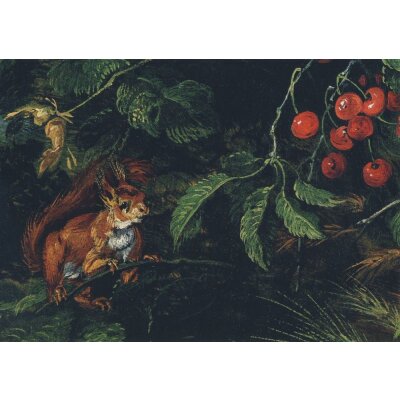 Jan Brueghel. D.Heilige Familie/Blumen-u.Früchtekranz, Auss.