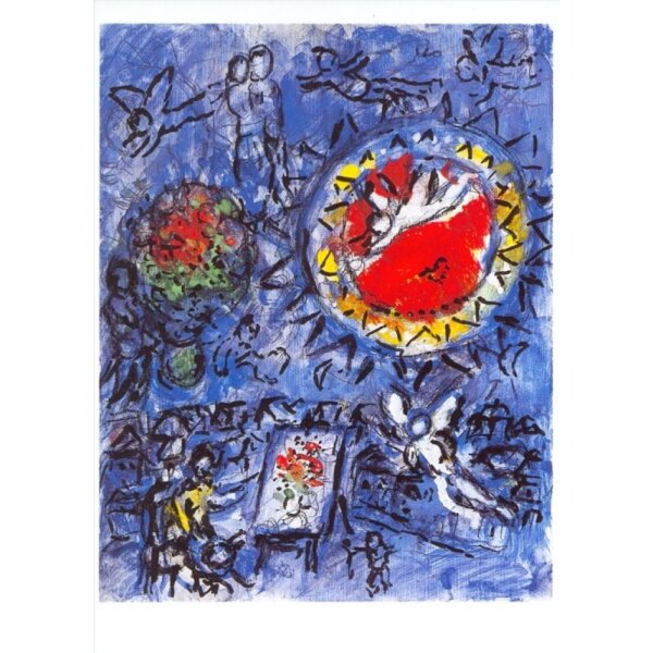 Marc Chagall. Die rote Sonne, 1983
