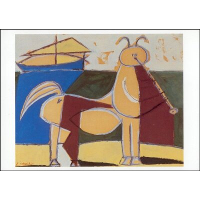 Pablo Picasso. Der Zentaur und das Schiff, 1946