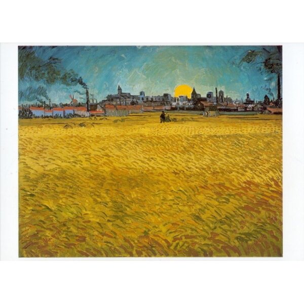Vincent van Gogh. Sommerabend bei Arles, 1888