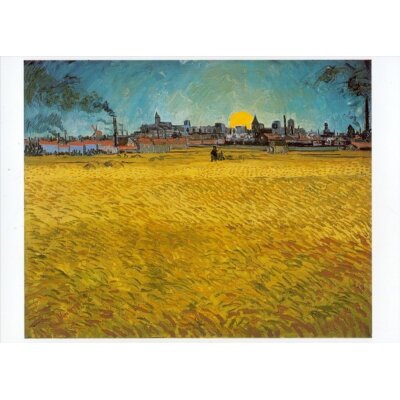 Vincent van Gogh. Sommerabend bei Arles, 1888